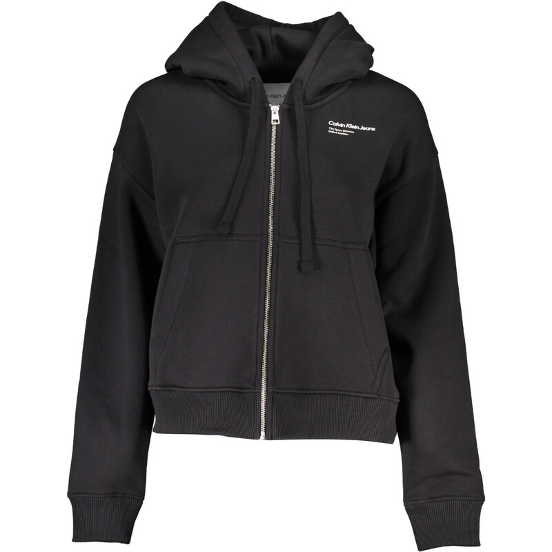 Černá mMikina Calvin Klein na zip