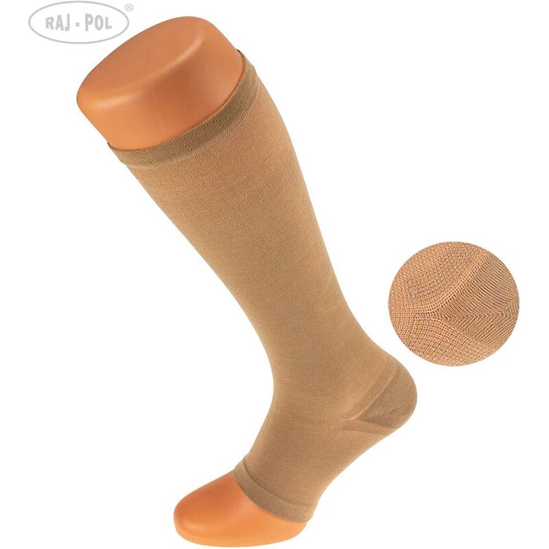 Raj-Pol Woman's Knee Socks Without Zipper 1 Grade