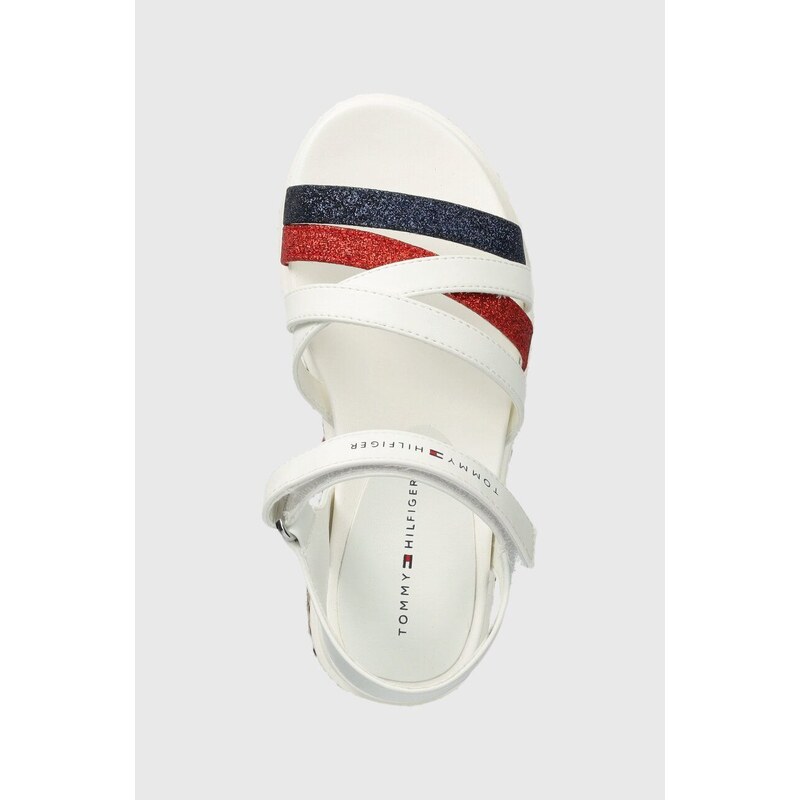 Dětské sandály Tommy Hilfiger bílá barva