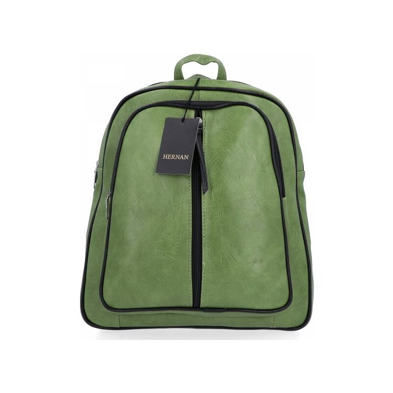 Dámská kabelka batůžek Hernan světle zelená HB0407