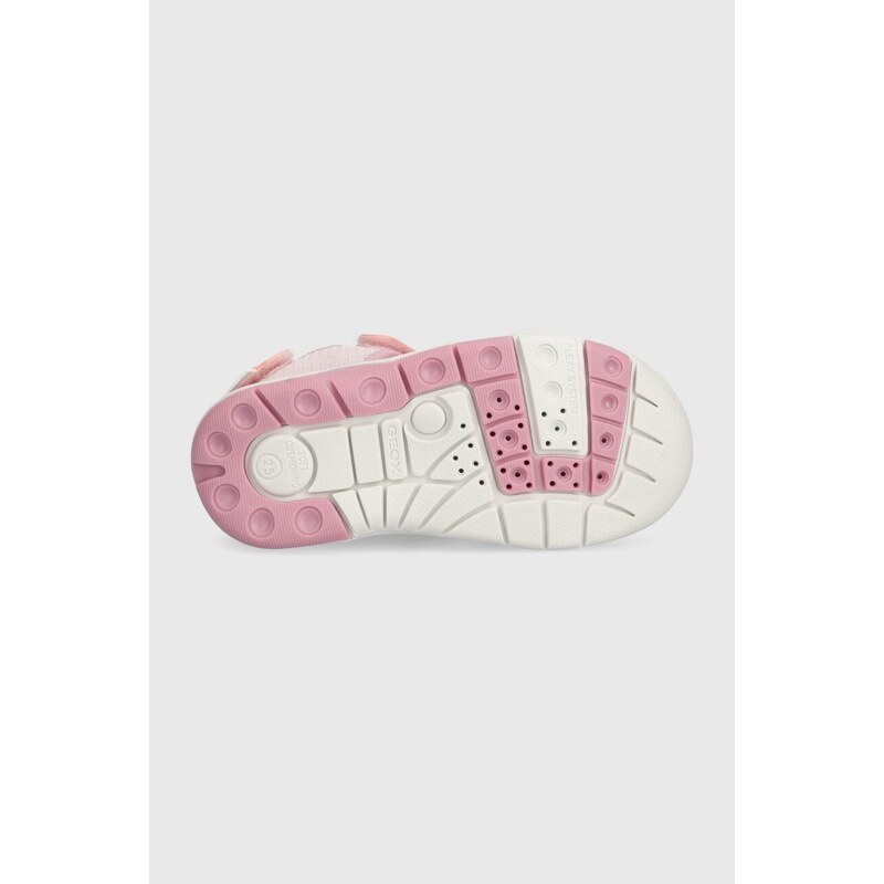 Dětské sandály Geox SANDAL MULTY růžová barva