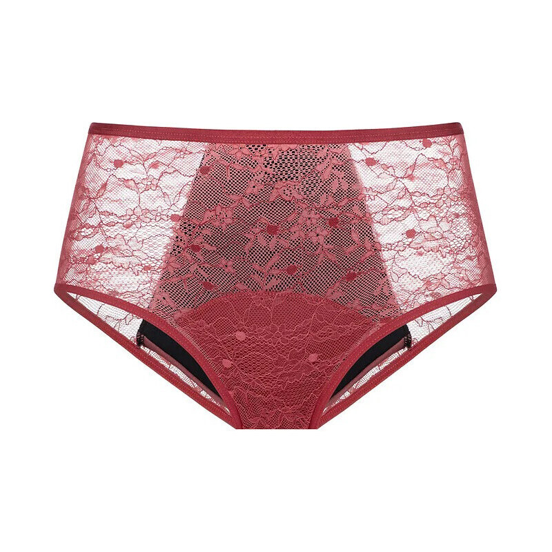 Menstruační kalhotky Dorina Eco Moon Midi krajkové Red (DOR051R)