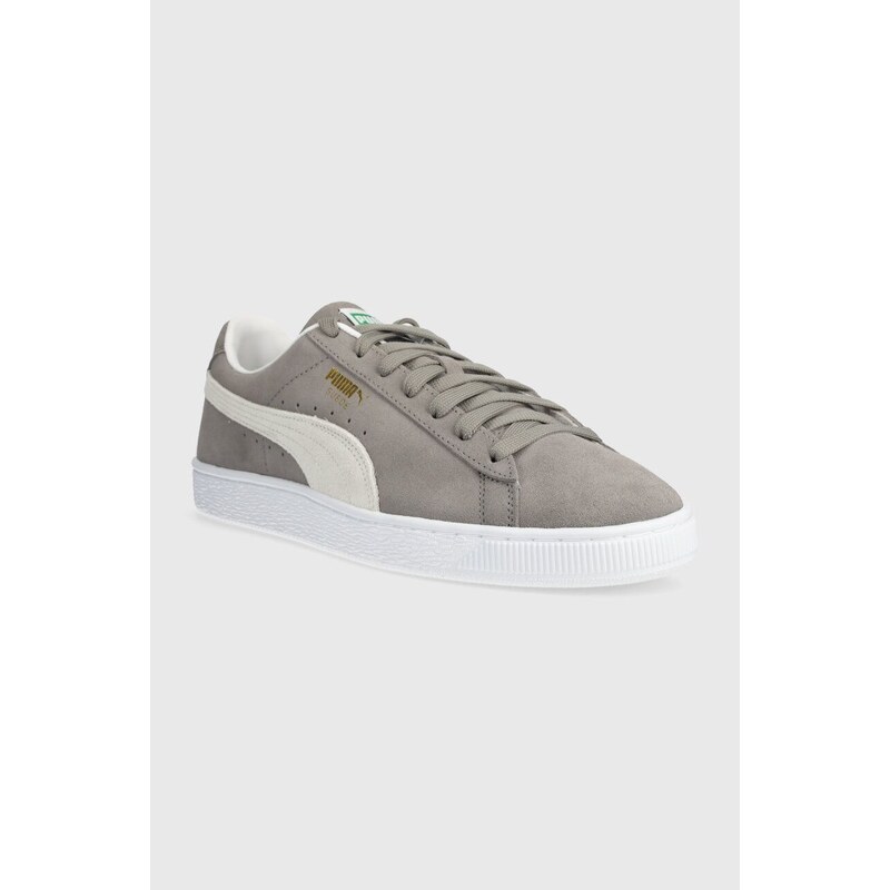 Semišové sneakers boty Puma Suede Classic XXI šedá barva, 374915