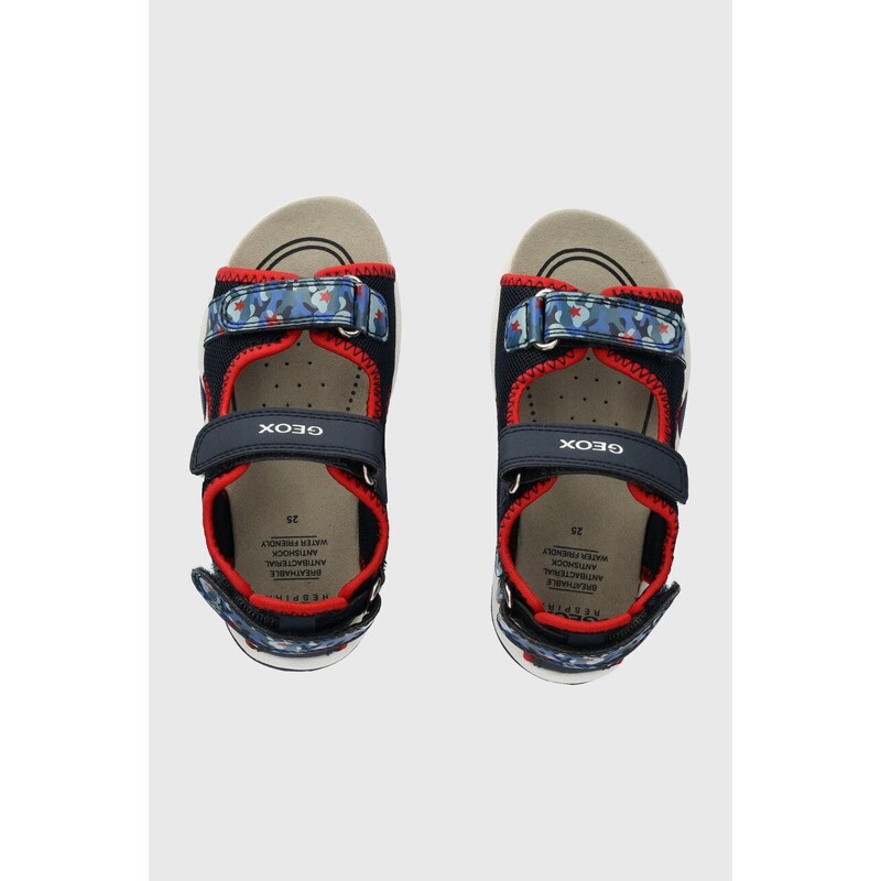 Dětské sandály Geox SANDAL MULTY tmavomodrá barva