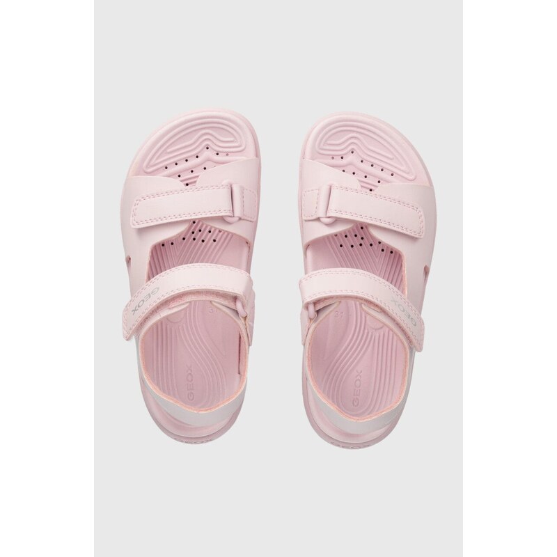 Dětské sandály Geox SANDAL FUSBETTO růžová barva