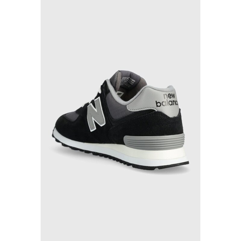 Sneakers boty New Balance 574 černá barva, U574TWE