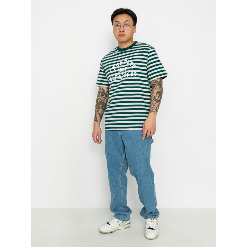 Carhartt WIP Scotty Athletic (scotty stripe/chervil/sonic silver)zelená