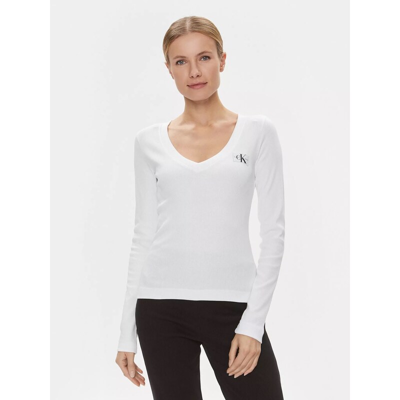 Calvin Klein dámské tričko s logem bílé