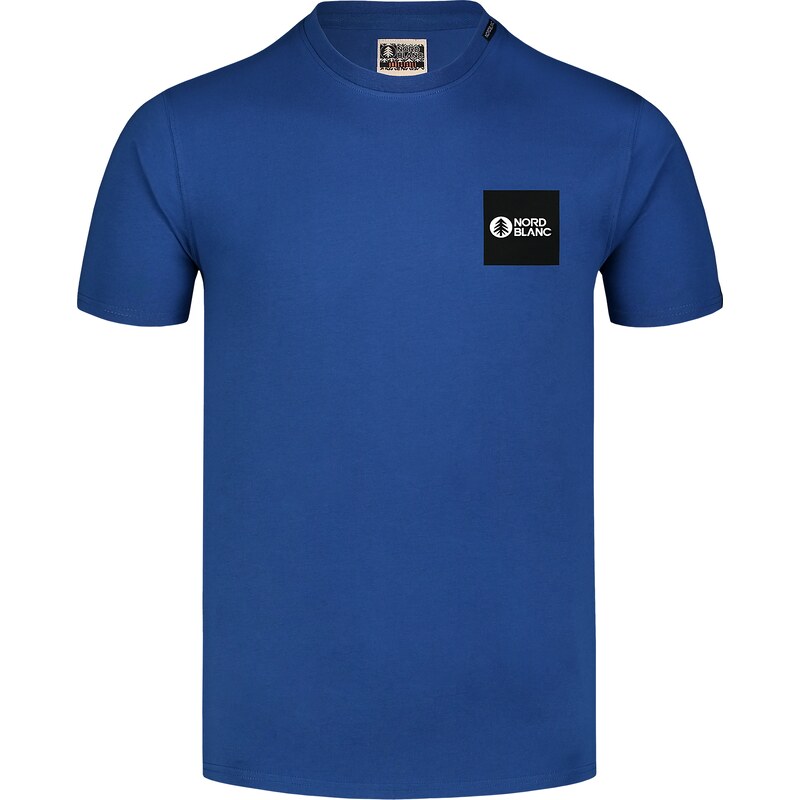 Nordblanc Modré pánské bavlněné tričko OPPOSITION