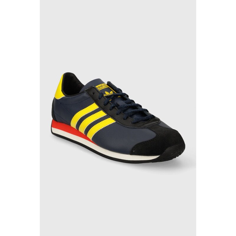 Kožené sneakers boty adidas Originals Country OG tmavomodrá barva, ID2958