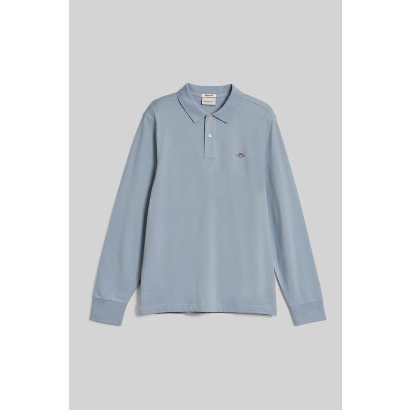 POLOKOŠILE GANT REG SHIELD LS PIQUE RUGGER STORMY SEA