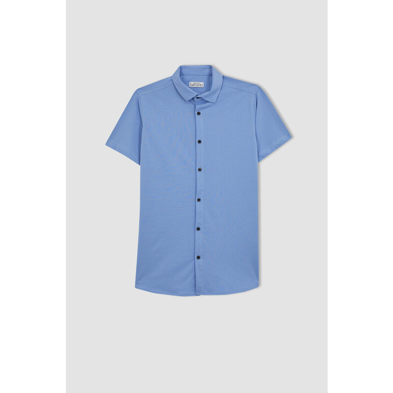 DEFACTO Slim Fit Short Sleeve Shirt