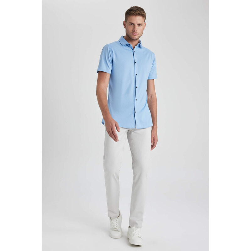 DEFACTO Slim Fit Short Sleeve Shirt