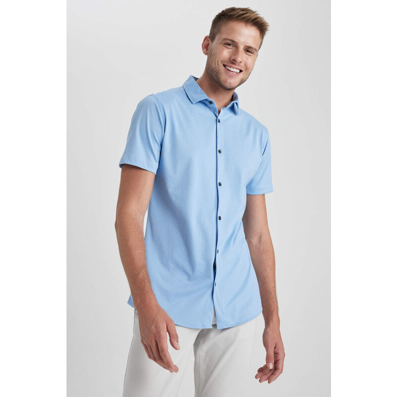 DEFACTO Slim Fit Short Sleeve Shirt