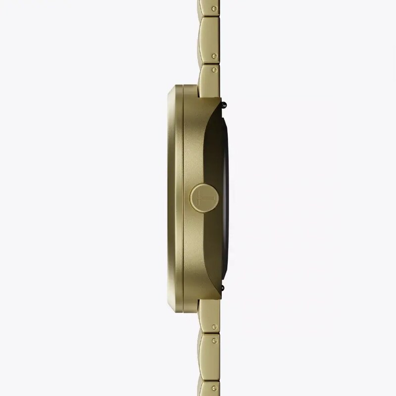 Gravithin Watches Zlaté pánské hodinky Gravithin s koženým páskem ArgoMatic Gold 42MM Automatic