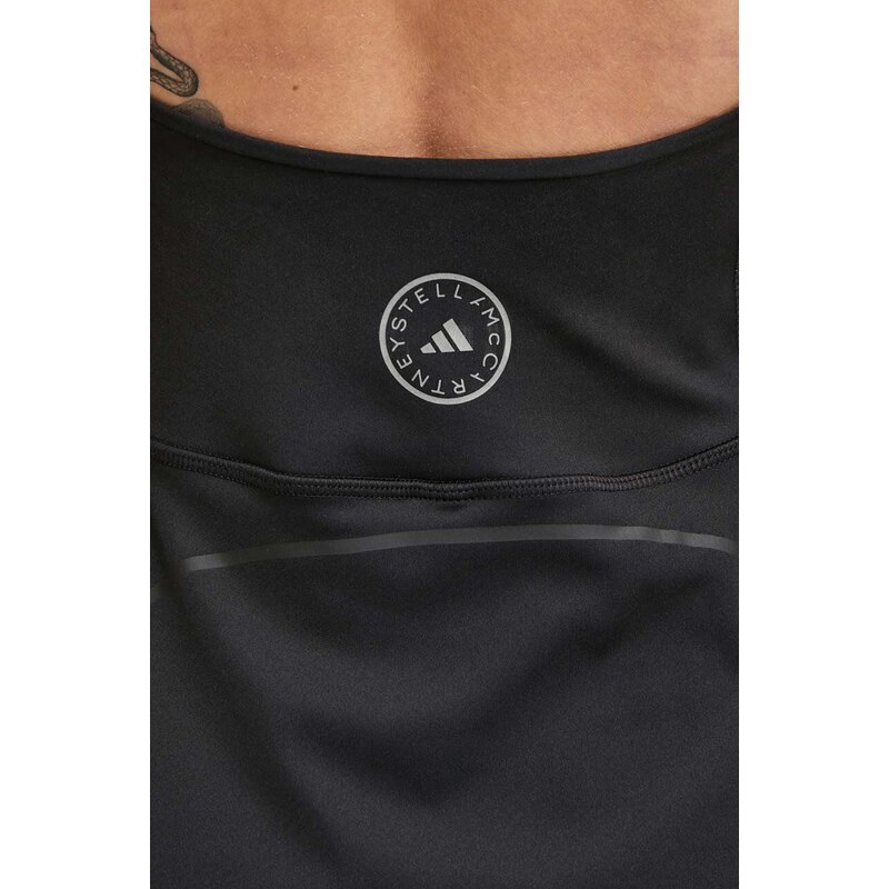 Sportovní šaty adidas by Stella McCartney Truepace černá barva, mini, IP2491