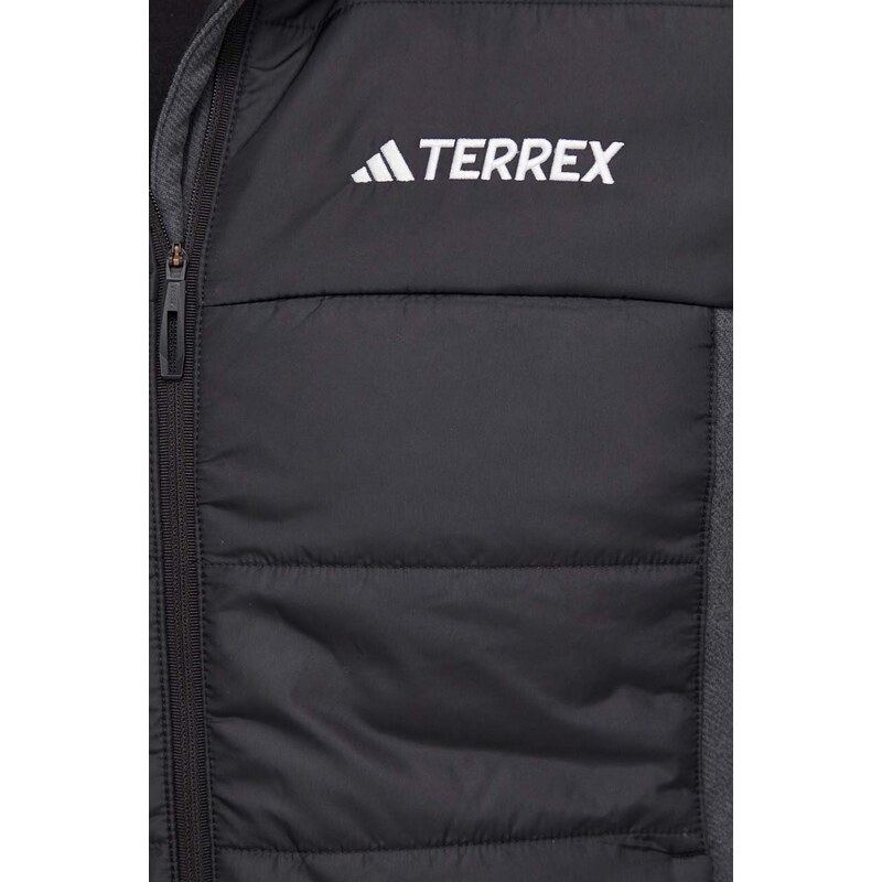 Sportovní bunda adidas TERREX Multi Hybrid černá barva, IR7883