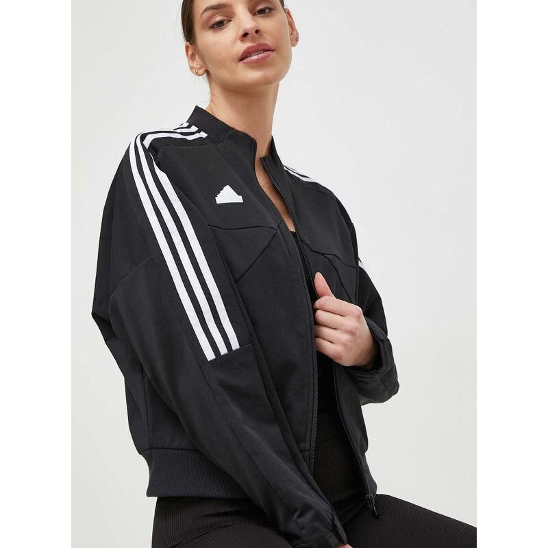 Halenka adidas TIRO dámská, černá barva, přechodná, IP1695