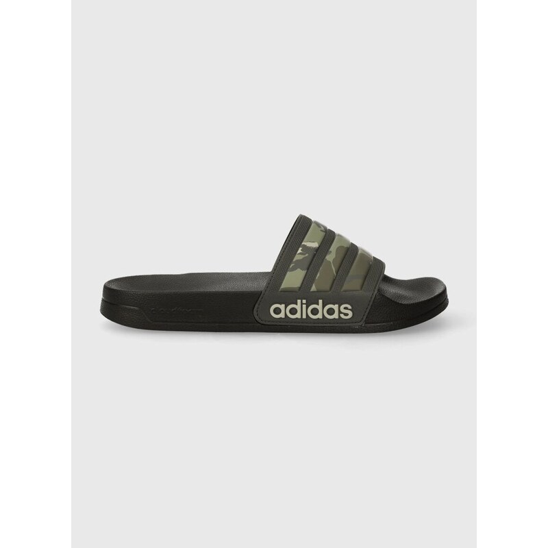 Pantofle adidas zelená barva, IG3683