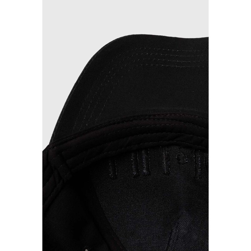 Bavlněná baseballová čepice Liu Jo černá barva, s aplikací