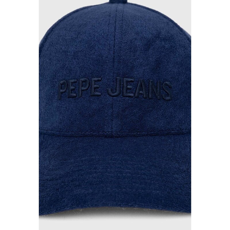 Kšiltovka Pepe Jeans tmavomodrá barva, s aplikací