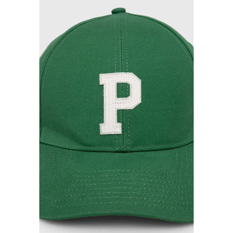 Bavlněná baseballová čepice Pepe Jeans zelená barva