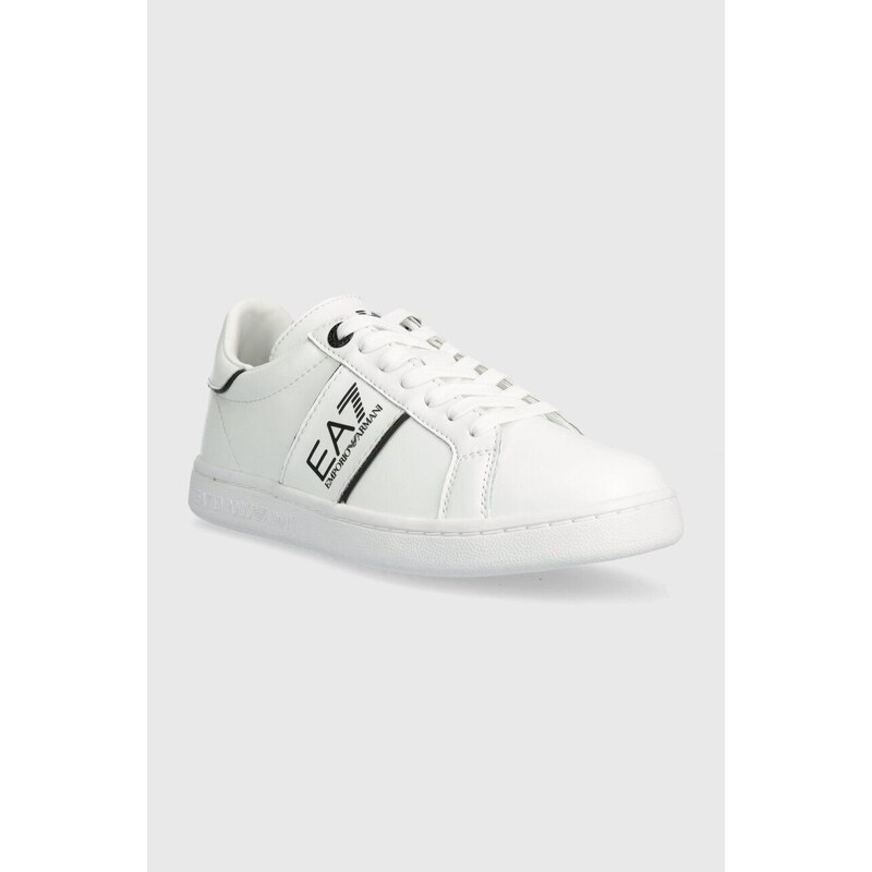 Sneakers boty EA7 Emporio Armani bílá barva