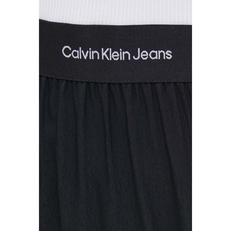Šaty Calvin Klein Jeans bílá barva, mini
