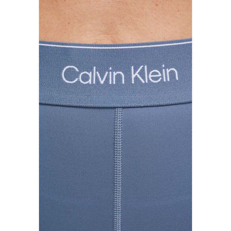 Tréninkové šortky Calvin Klein Performance s potiskem, high waist