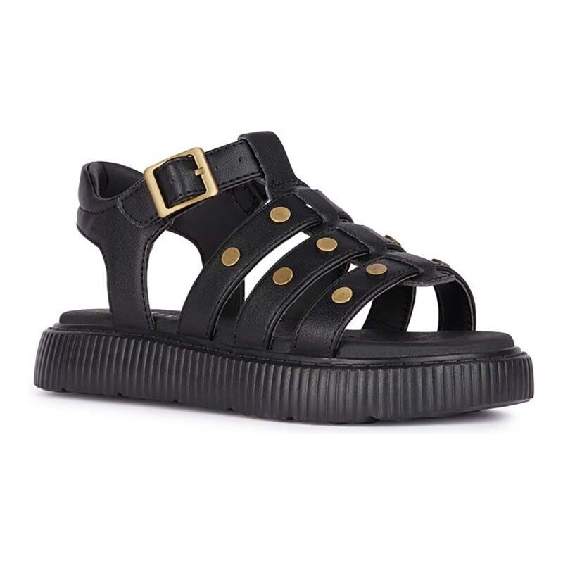 Dětské sandály Geox černá barva