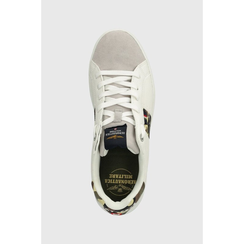 Sneakers boty Aeronautica Militare bílá barva, SC211CT3226