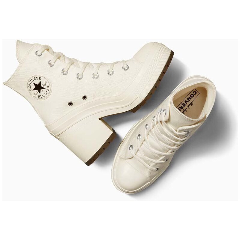 Kecky Converse Chuck 70 De Luxe Heel dámské, bílá barva, A05348C