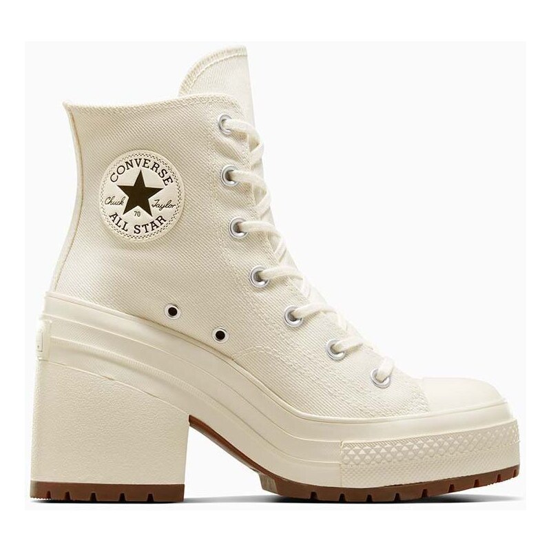 Kecky Converse Chuck 70 De Luxe Heel dámské, bílá barva, A05348C