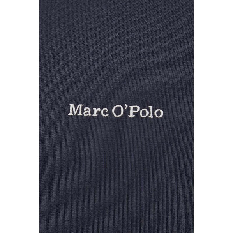 Bavlněné tričko Marc O'Polo tmavomodrá barva
