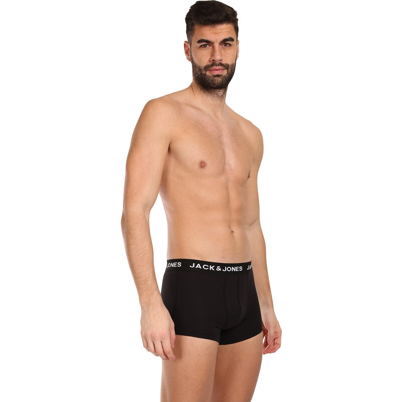 10PACK pánské boxerky Jack and Jones černé (12189937)