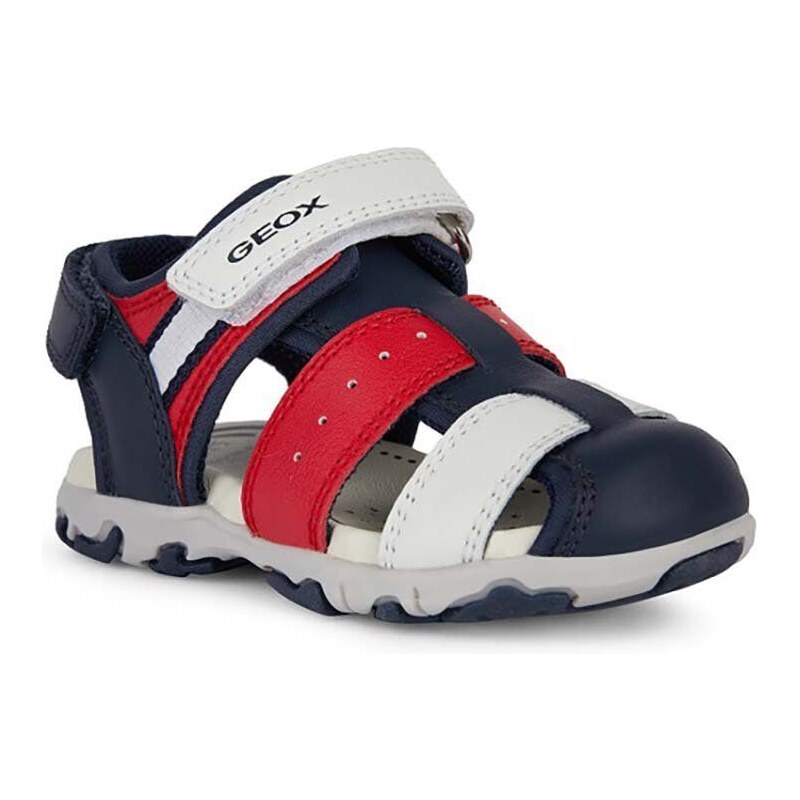 Dětské sandály Geox SANDAL FLAFFEE tmavomodrá barva