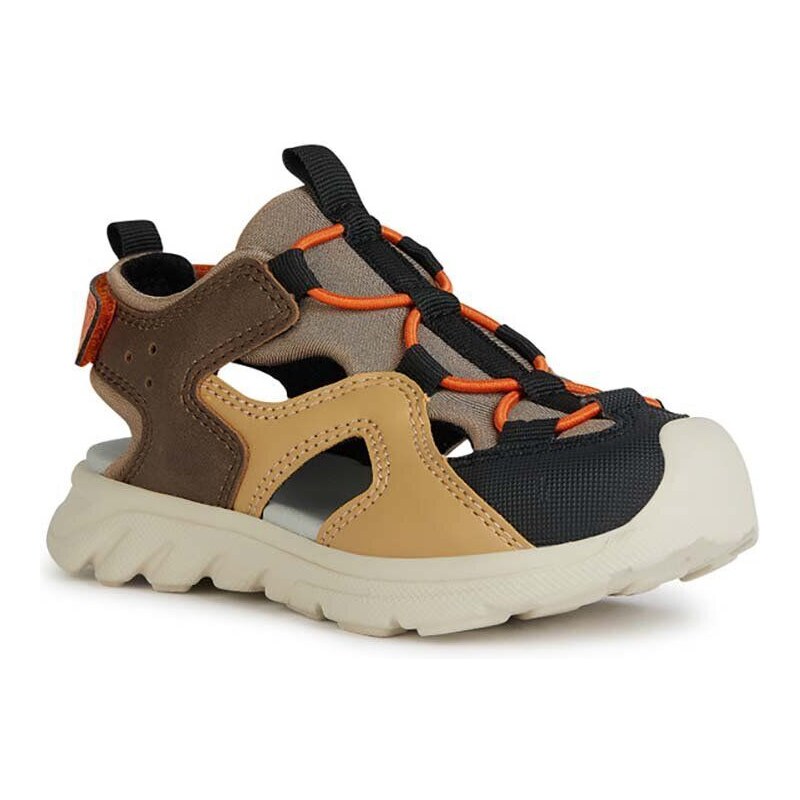 Dětské sandály Geox SANDAL AIRADYUM hnědá barva