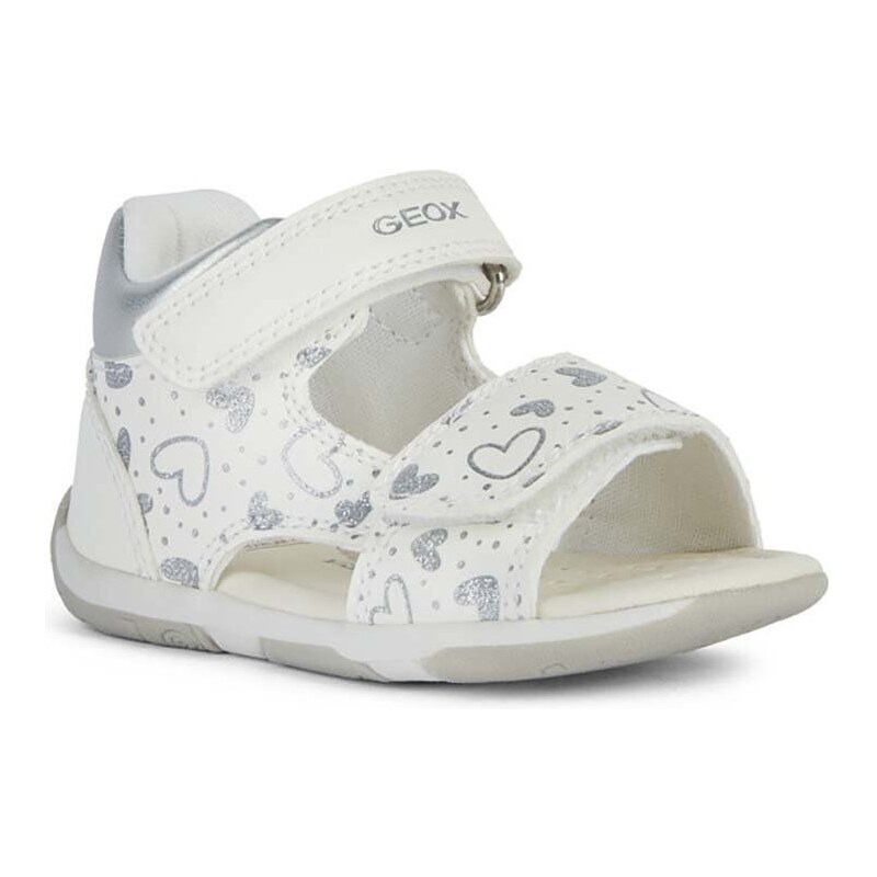 Dětské sandály Geox SANDAL TAPUZ bílá barva