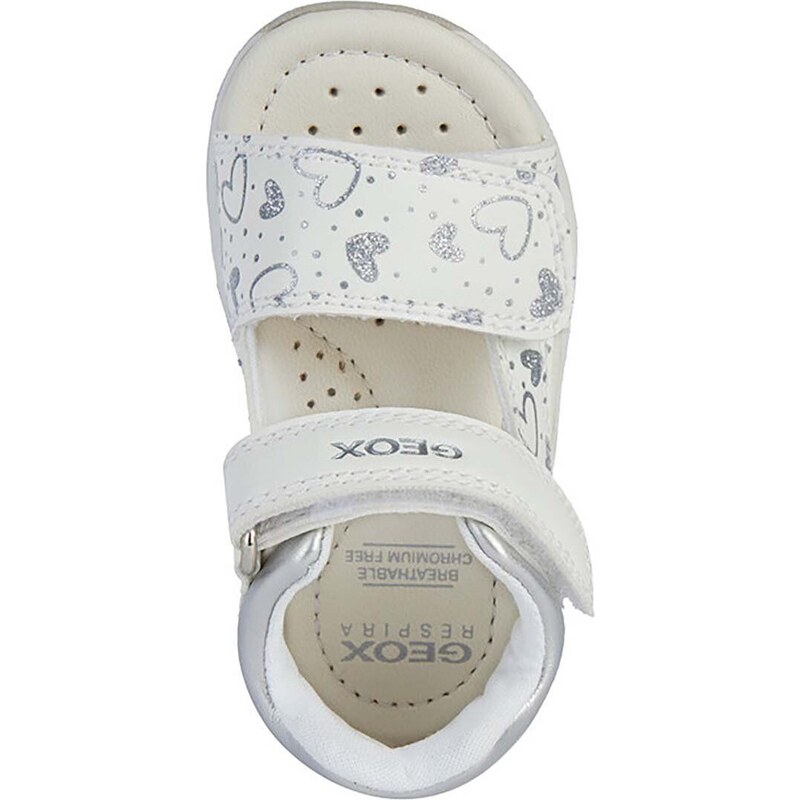 Dětské sandály Geox SANDAL TAPUZ bílá barva