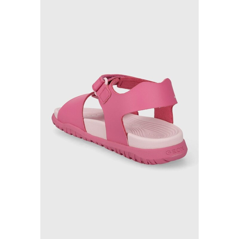 Sandály Geox SANDAL FUSBETTO růžová barva