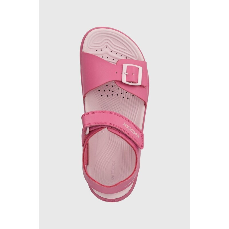 Sandály Geox SANDAL FUSBETTO růžová barva