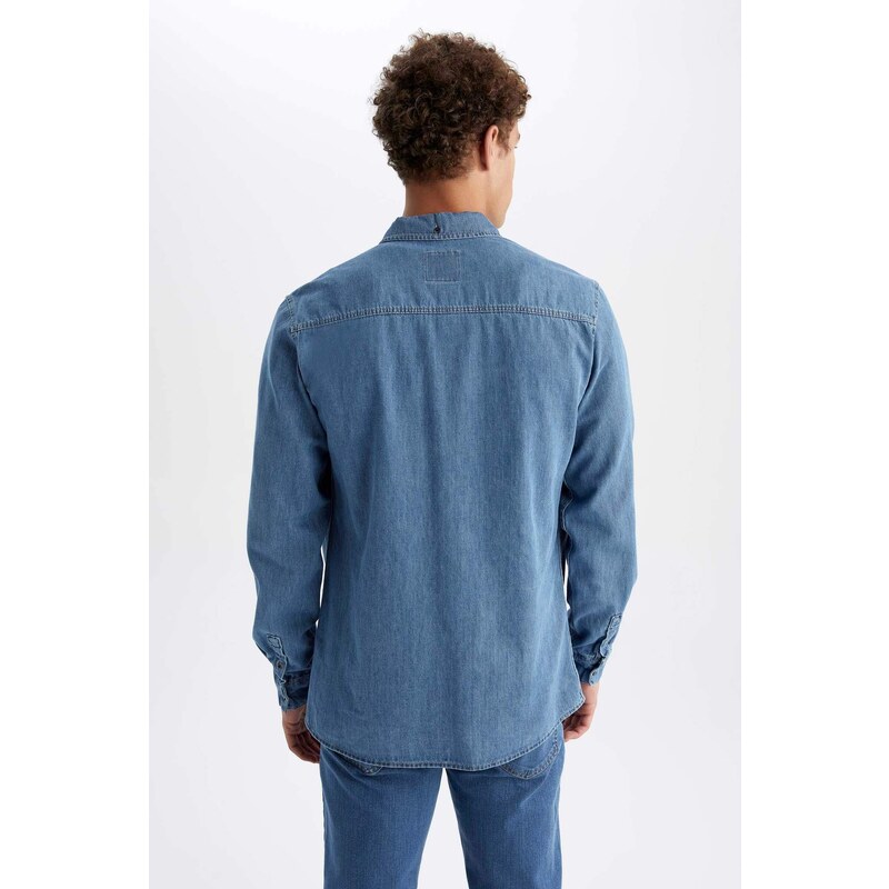 DEFACTO Slim Fit Long Sleeve Shirt