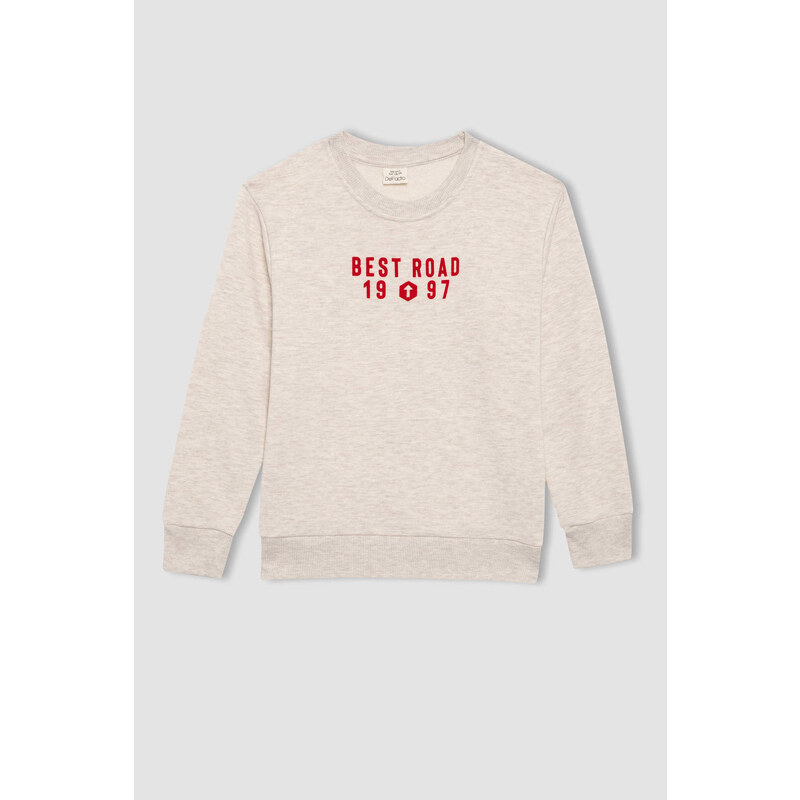 DEFACTO Crew Neck Sweatshirt