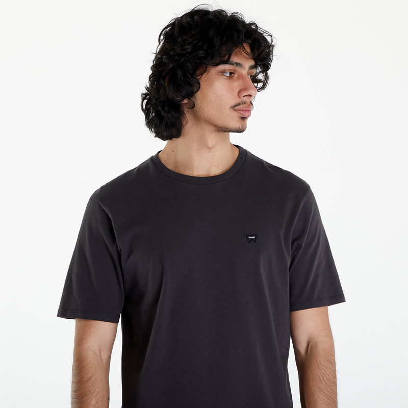 Pánské tričko Wrangler Sign Off Tee Faded Black