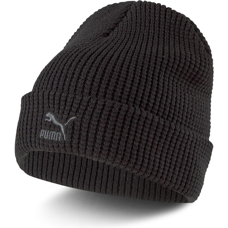 Čepice Puma Archive Mid Fit Beanie Puma Black/ Gray Logo