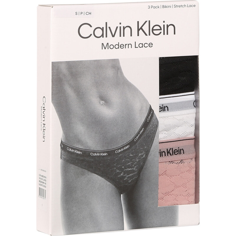 3PACK dámské kalhotky Calvin Klein vícebarevné (QD5069E-N8I)