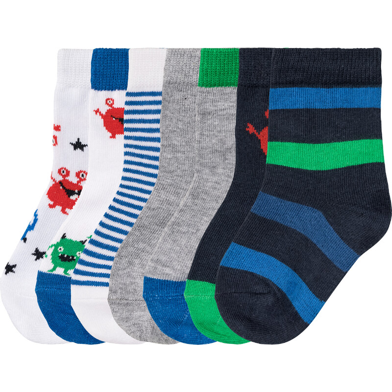 lupilu Chlapecké nízké ponožky s BIO bavlnou7 párů