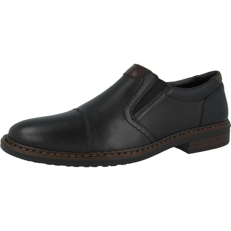 Rieker Slipper tmavě hnědá / černá