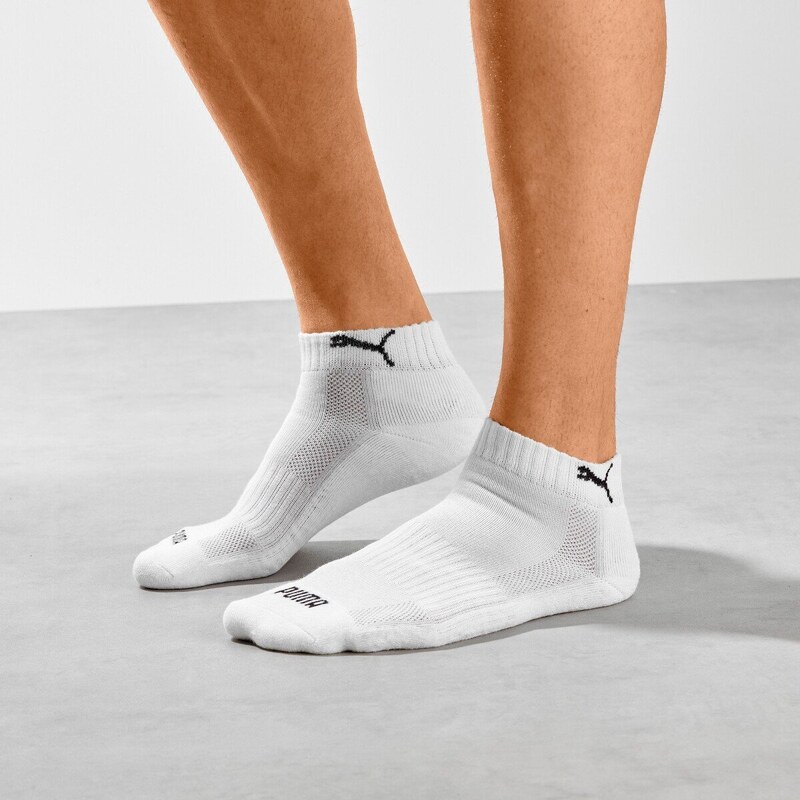 Sada 3 párů nízkých ponožek zn. Puma bílá 88623734