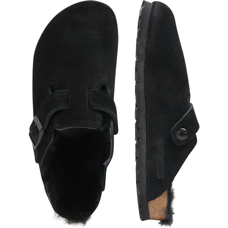 BIRKENSTOCK Pantofle 'Boston' černá